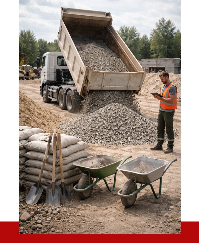 Доставка нерудных материалов в Устях-Куте от 1236 руб. | ПРОНЕРУДУтк