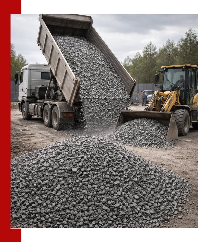 Доставка и продажа щебня гранитного в Устях-Куте