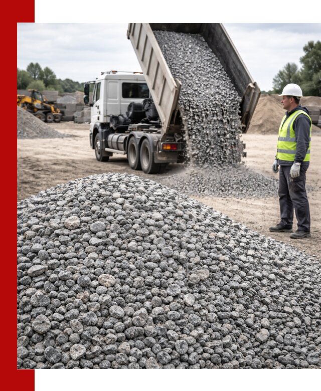 Доставка и продажа гранитного щебня фракции 5-20 в Устях-Куте