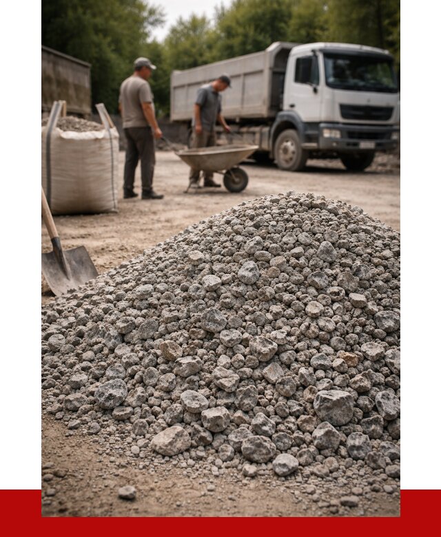 Гранитный щебень фракция 20-40 в Устях-Куте от 3295 руб. ПРОНЕРУДУтк