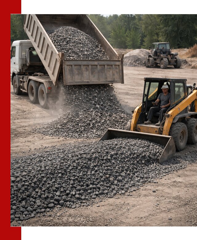 Гранитный щебень фракция 40-70 с доставкой в Устях-Куте