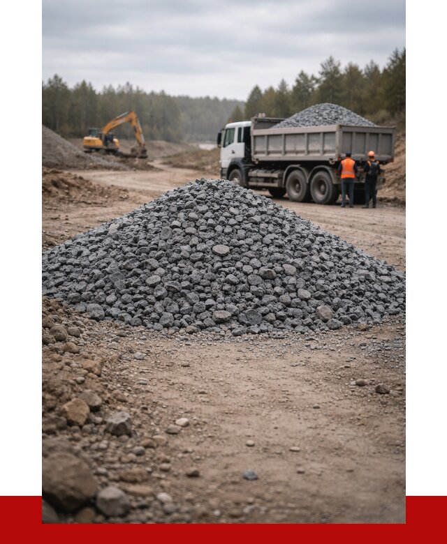 Щебень габбро диабаз фракция 40-70 в Устях-Куте от 2265 р-ПРОНЕРУДУтк