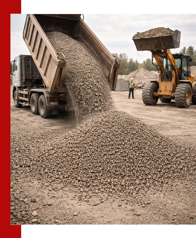Гравийный щебень фракция 3–10 с доставкой в Устях-Куте