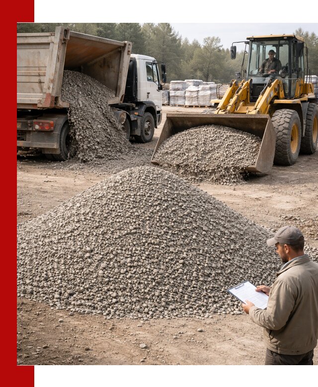 Гравийный щебень фракция 5–10 с доставкой в Устях-Куте