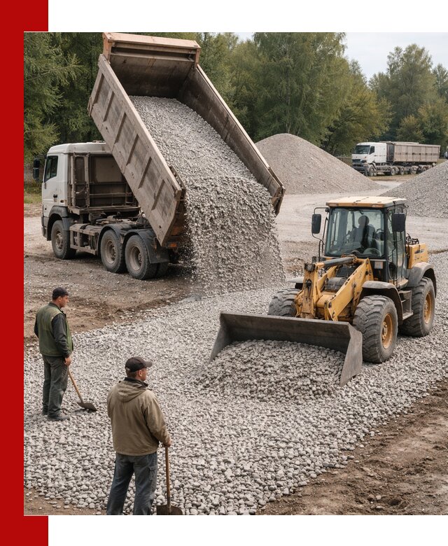 Купить гравийный щебень фракция 20-40 в Устях-Куте с доставкой