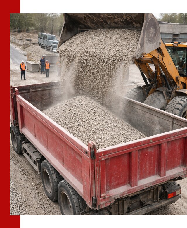 Купить известняковый щебень фракции 0-5 с доставкой в Устях-Куте