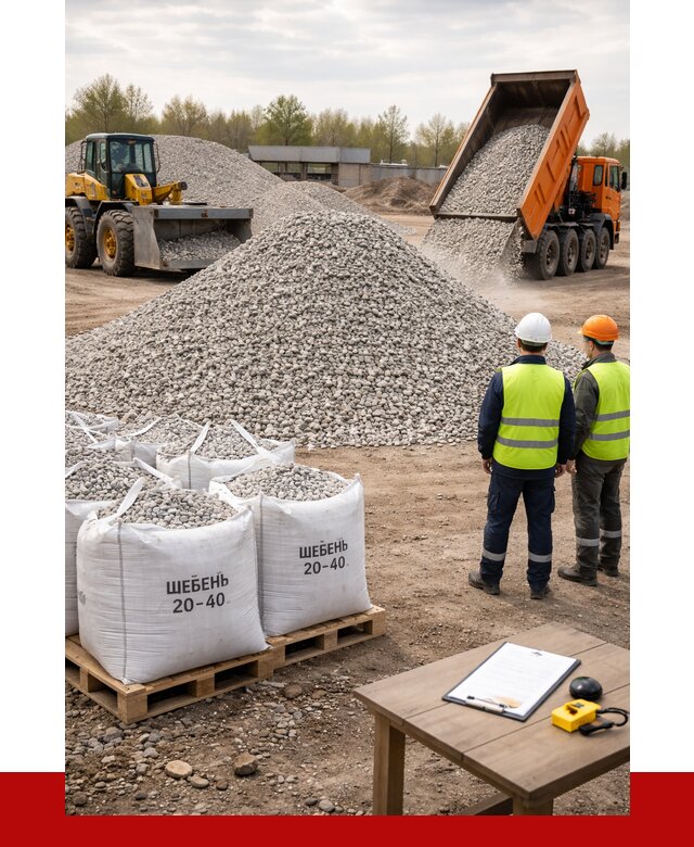 Известняковый щебень 20-40 в Устях-Куте от 2162 р. ПРОНЕРУДУтк