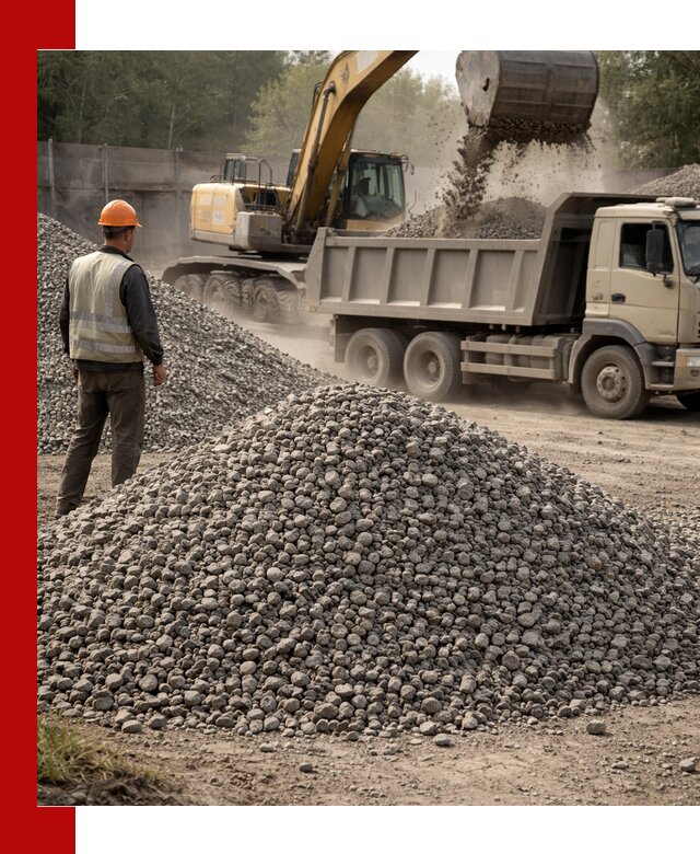 Шлаковый щебень фракция 5-20 с доставкой в Устях-Куте
