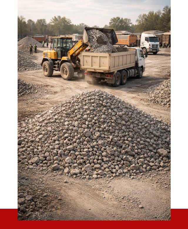 Вторичный щебень фракция 40-70 в Устях-Куте от 1792 р, ПРОНЕРУДУтк