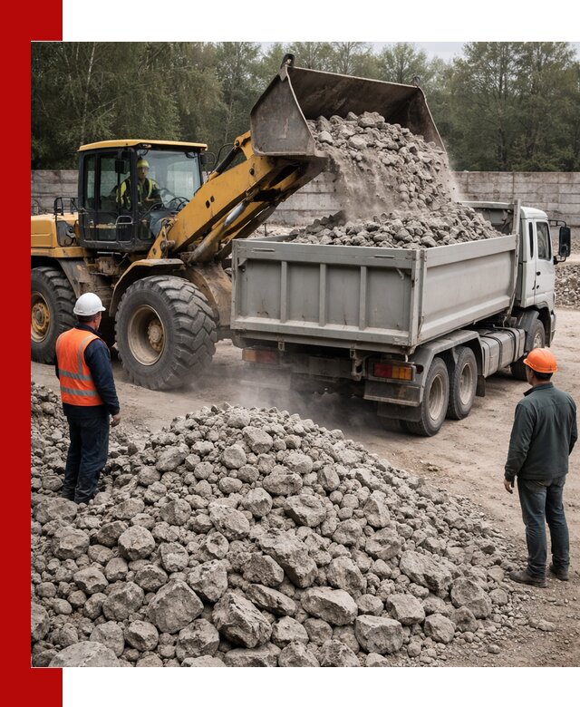 Вторичный щебень фракция 70–150 в Устях-Куте с доставкой