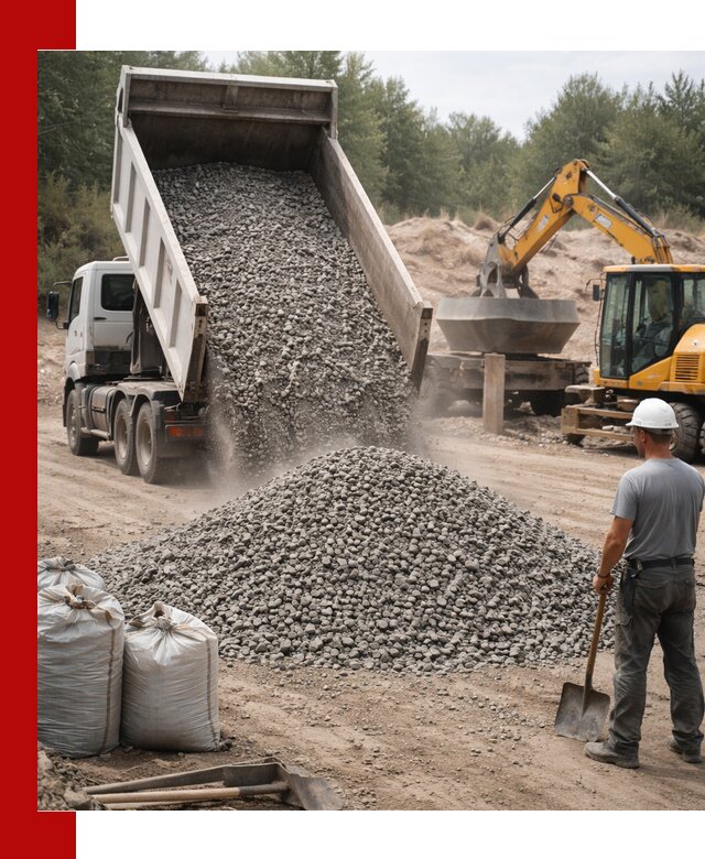 Доставка и продажа бетонного щебня в Устях-Куте