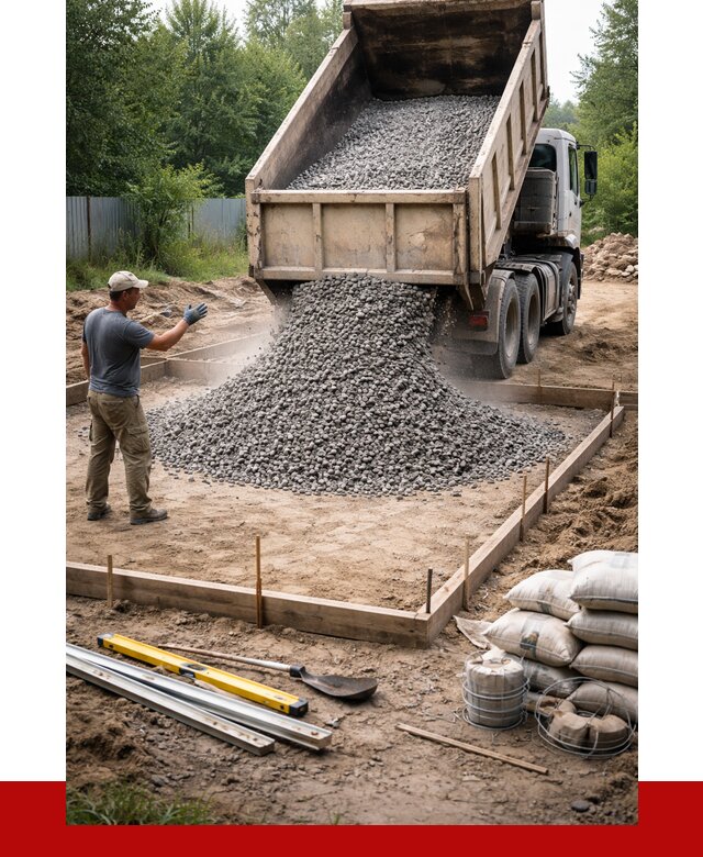 Купить щебень для фундамента в Устях-Куте от 4634 р. | ПРОНЕРУДУтк