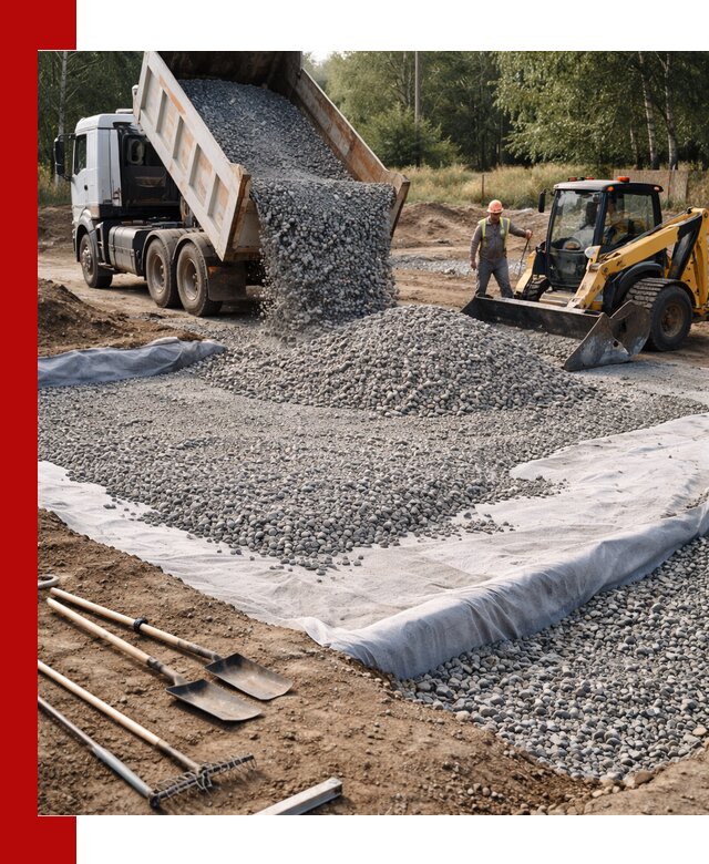 Щебень для фундамента с доставкой в Устях-Куте