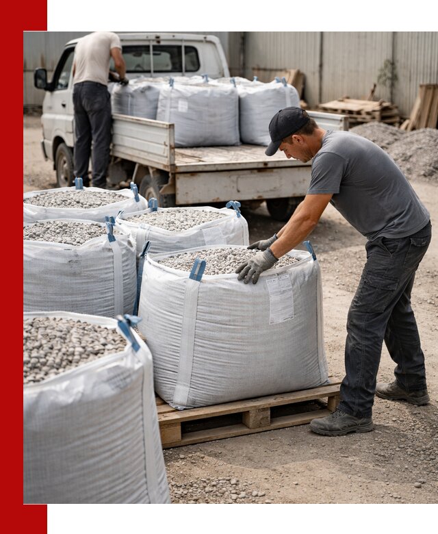 Доставка щебня в мешках по выгодным ценам в Устях-Куте