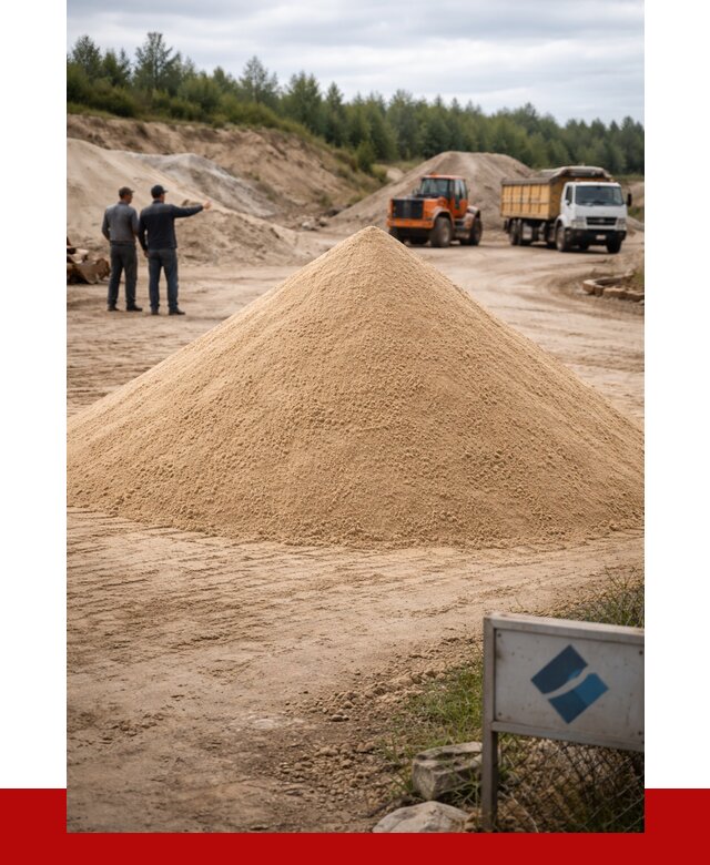 Карьерный песок навалом в Устях-Куте от 1853 р. | ПРОНЕРУДУтк