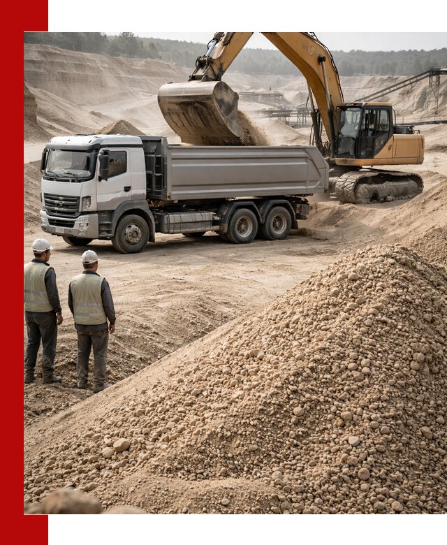 Карьерный крупнозернистый песок с доставкой в Устях-Куте