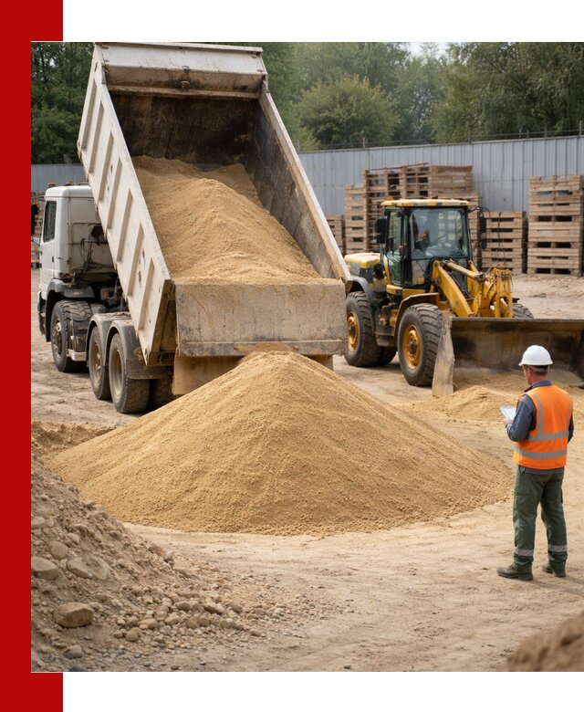 Доставка карьерного мелкозернистого песка в Устях-Куте