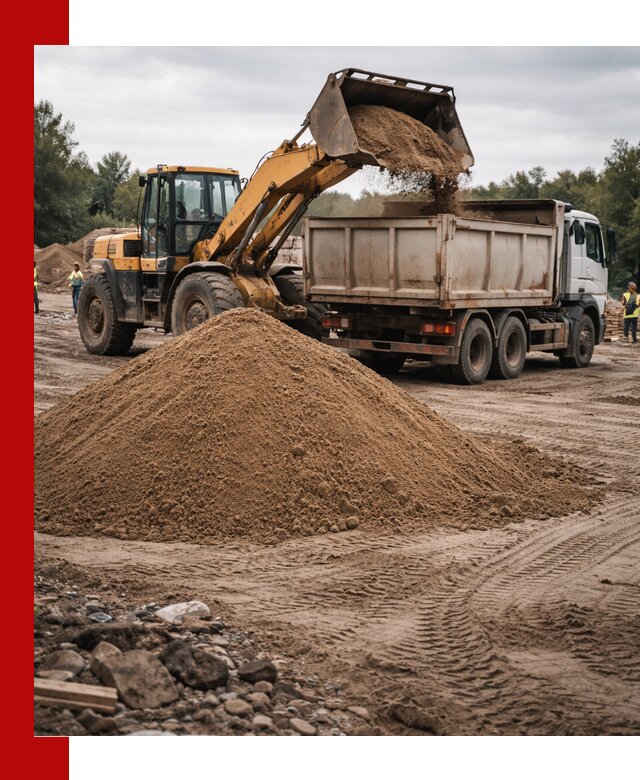 Доставка речного песка навалом в Устях-Куте быстро и выгодно