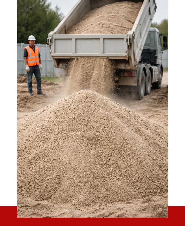 Купить сеяный песок с доставкой в Устях-Куте от 2265 р ПРОНЕРУДУтк