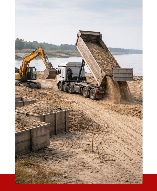 Купить намывной песок в Устях-Куте от 1545 р., ПРОНЕРУДУтк