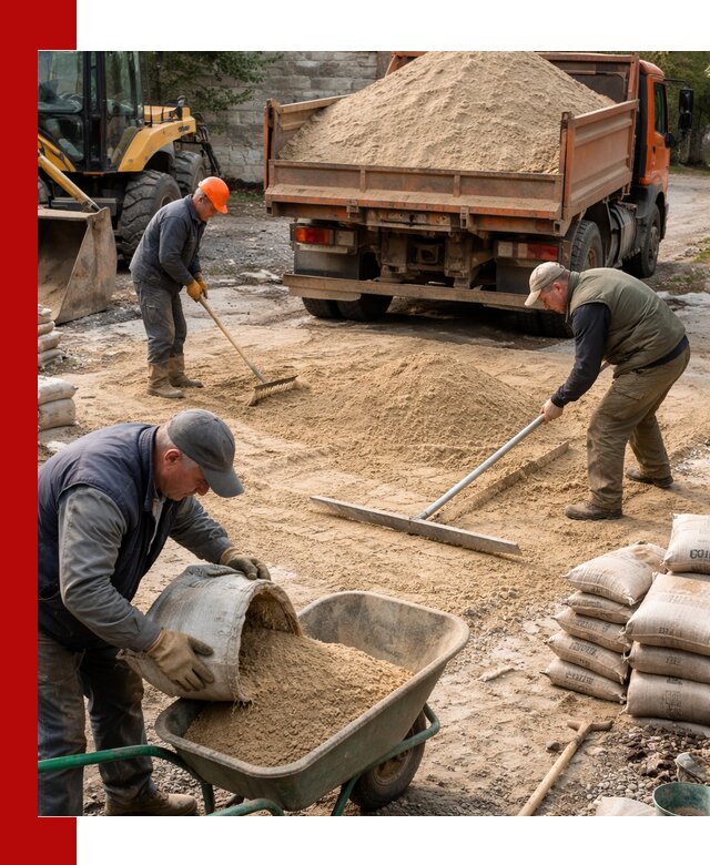 Поставка песка для стяжки в Устях-Куте с быстрой доставкой