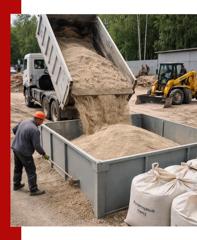 Кварцевый песок для фильтра в Устях-Куте — доставка и качество