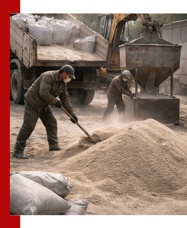 Кварцевый песок для пескоструя в Устях-Куте — доставка и качество