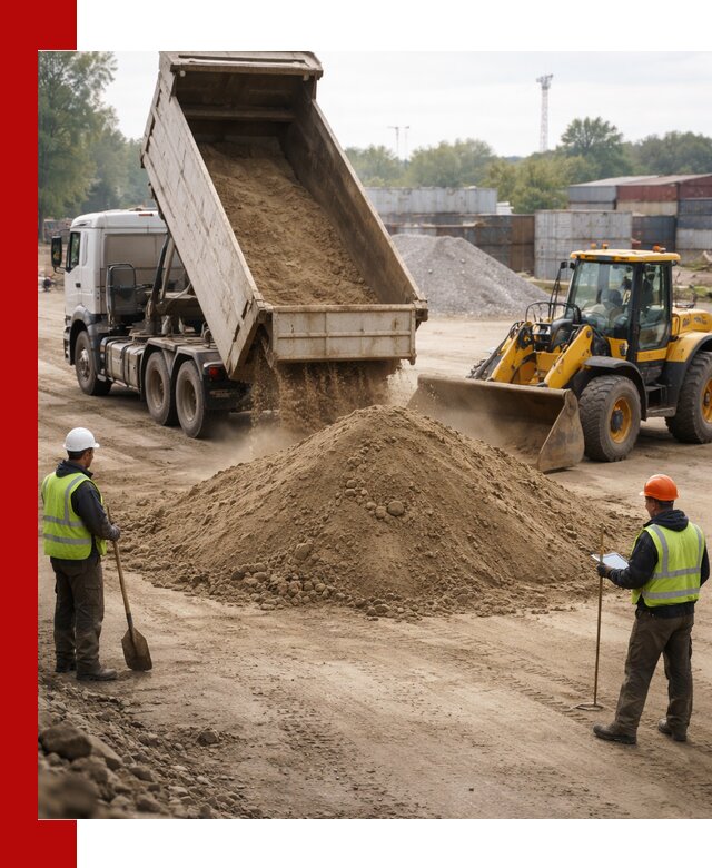 Доставка и продажа пескогрунта оптом и в розницу в Устях-Куте