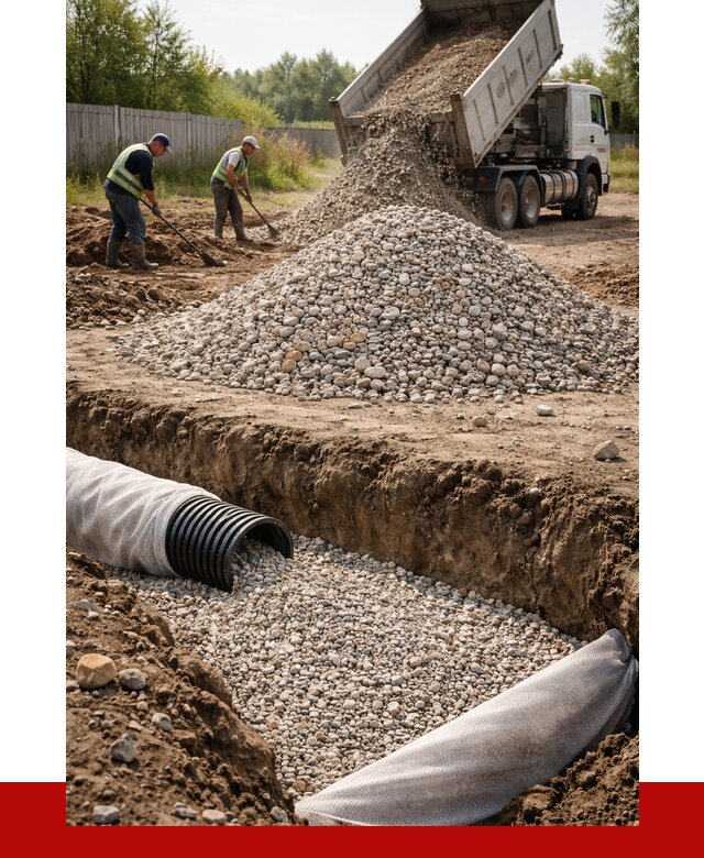 Гравий для дренажа в Устях-Куте от 2265 р., доставка ПРОНЕРУДУтк