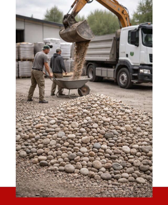 Галька декоративная в Устях-Куте от 3295 р. за куб | ПРОНЕРУДУтк