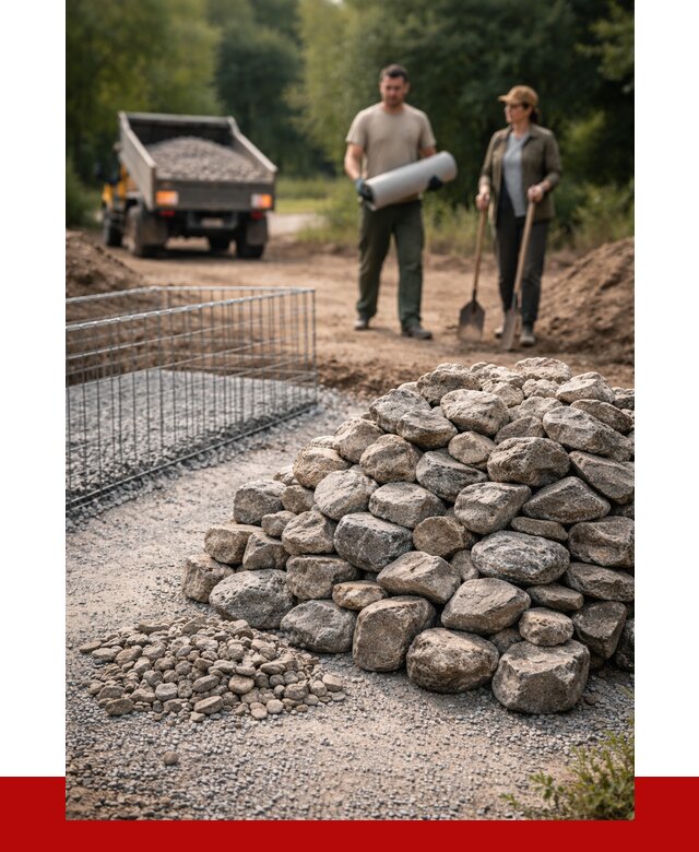 Камень для габионов фракция 100-200 в Устях-Куте от 4943 р. | ПРОНЕРУДУтк