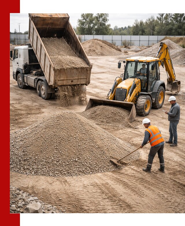 Поставка и доставка ПГС С4 в мешках и самосвалах в Устях-Куте