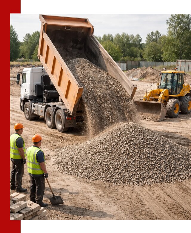 Доставка щебёночно-песчаной смеси ЩПС С7 в Устях-Куте