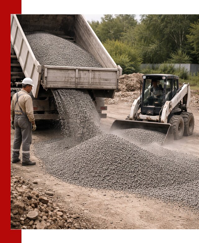 Доставка гравийного отсева 0-5 в Устях-Куте оптом и в розницу