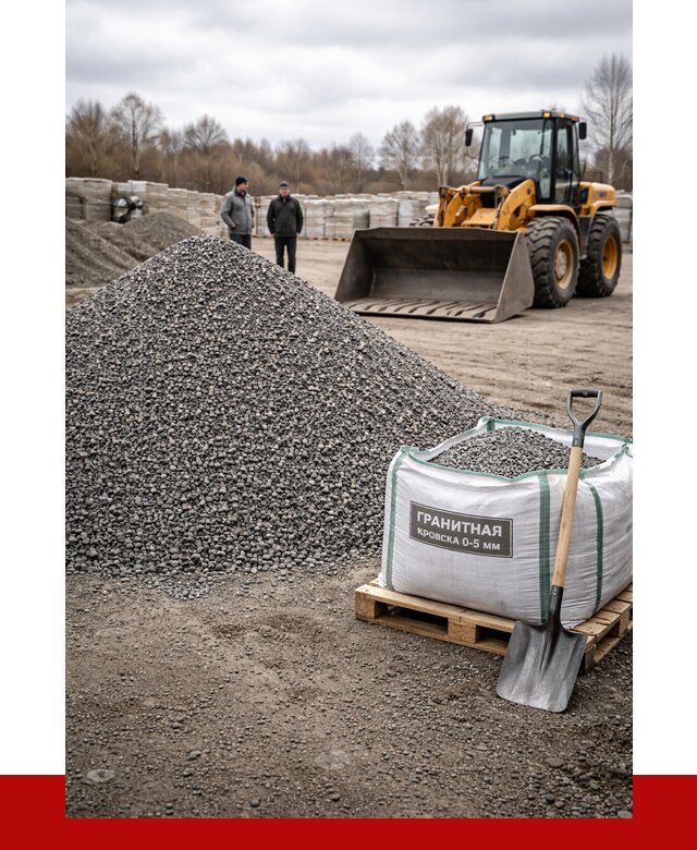 Купить гранитную крошку в Устях-Куте от 4943 р. с доставкой | ПРОНЕРУДУтк