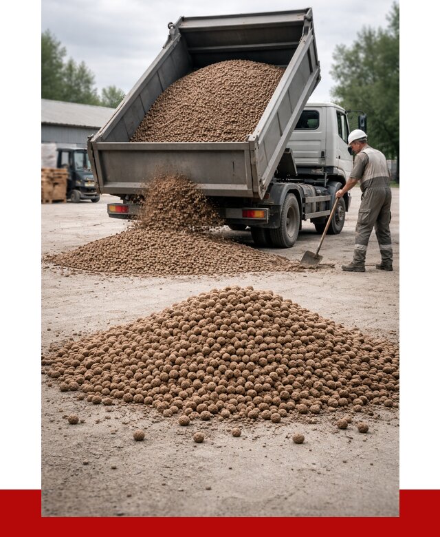 Керамзит с доставкой в Устях-Куте от 4325 р. за м3 | ПРОНЕРУДУтк