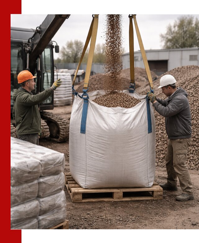 Керамзит в биг-бегах с доставкой в Устях-Куте