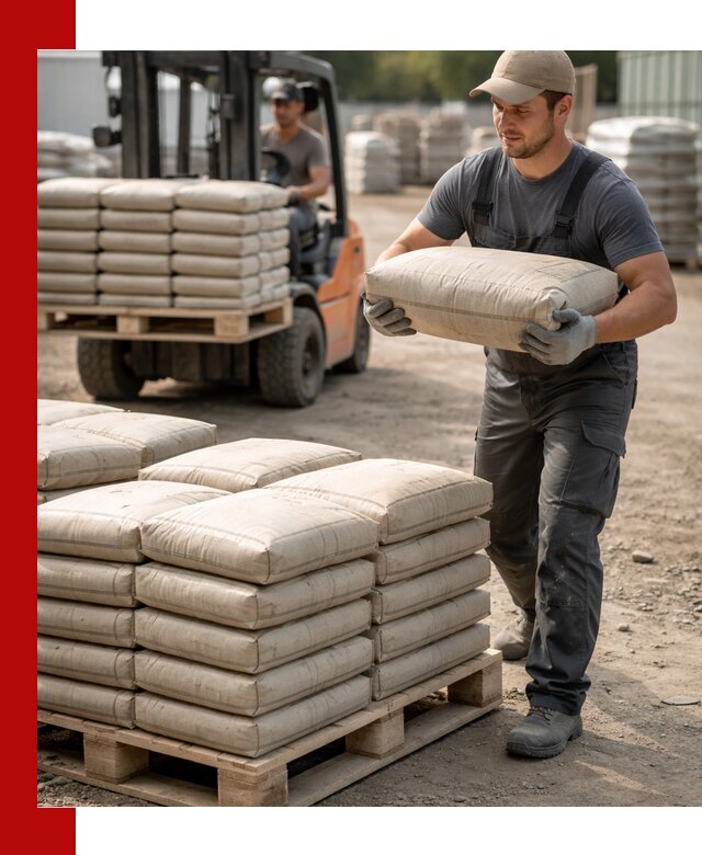 Доставка цемента в мешках оптом и в розницу в Устях-Куте