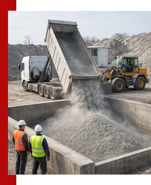 Доставка цемента навалом в Устях-Куте крупными партиями