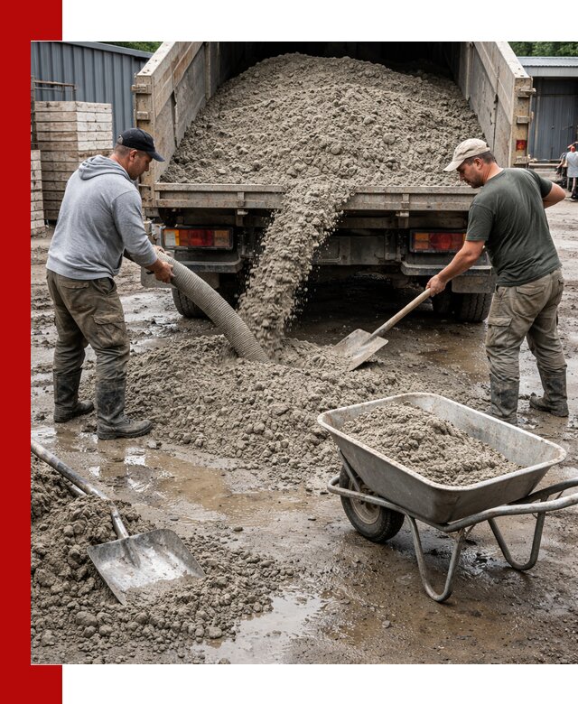 Цементно-песчаная смесь М150 доставка в Устях-Куте