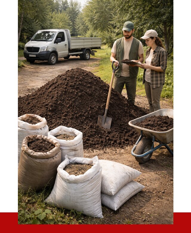 Купить грунт с доставкой в Устях-Куте от 4634 р. за м3 | ПРОНЕРУДУтк