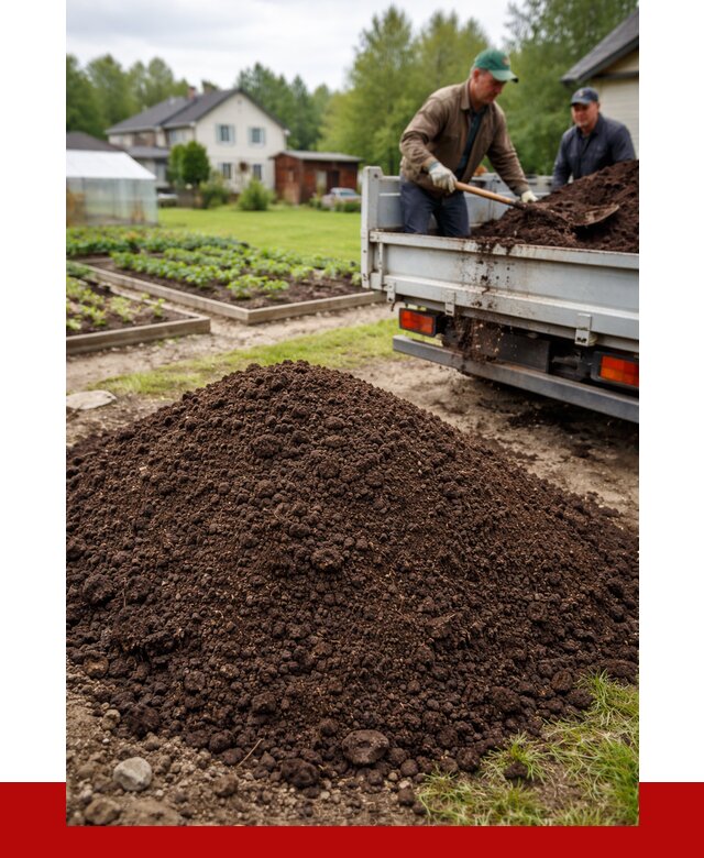 Плодородный грунт в Устях-Куте с доставкой от 4325 р. | ПРОНЕРУДУтк