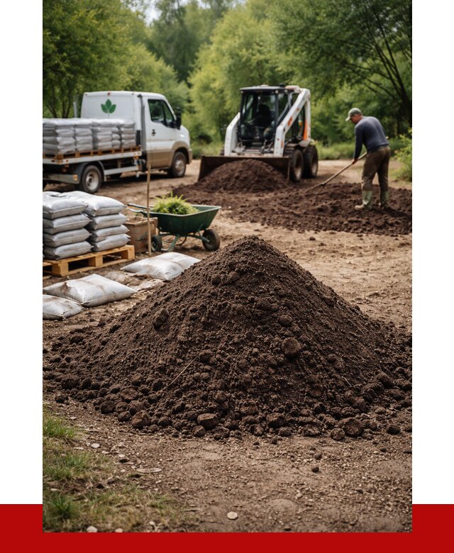 Грунт для озеленения с доставкой в Устях-Куте от 1853 р. | ПРОНЕРУДУтк