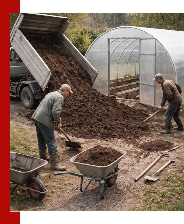 Грунт для теплицы с доставкой в Устях-Куте — плодородный субстрат под растения