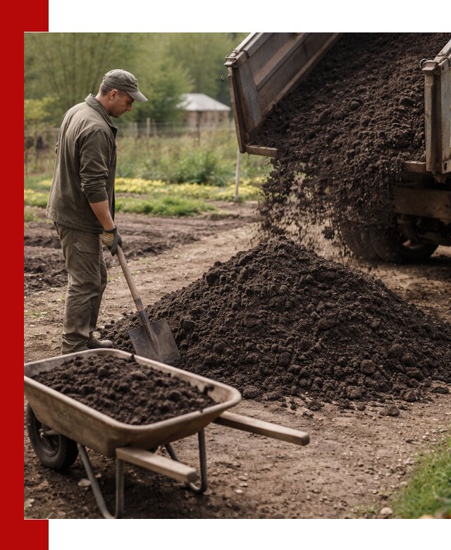 Доставка качественной земли для огорода в Устях-Куте