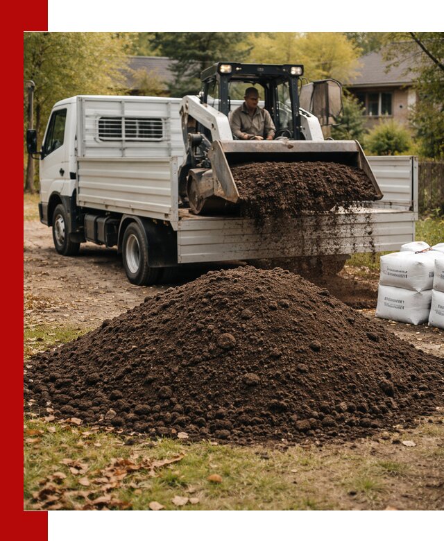 Доставка садовой земли в больших объёмах в Устях-Куте