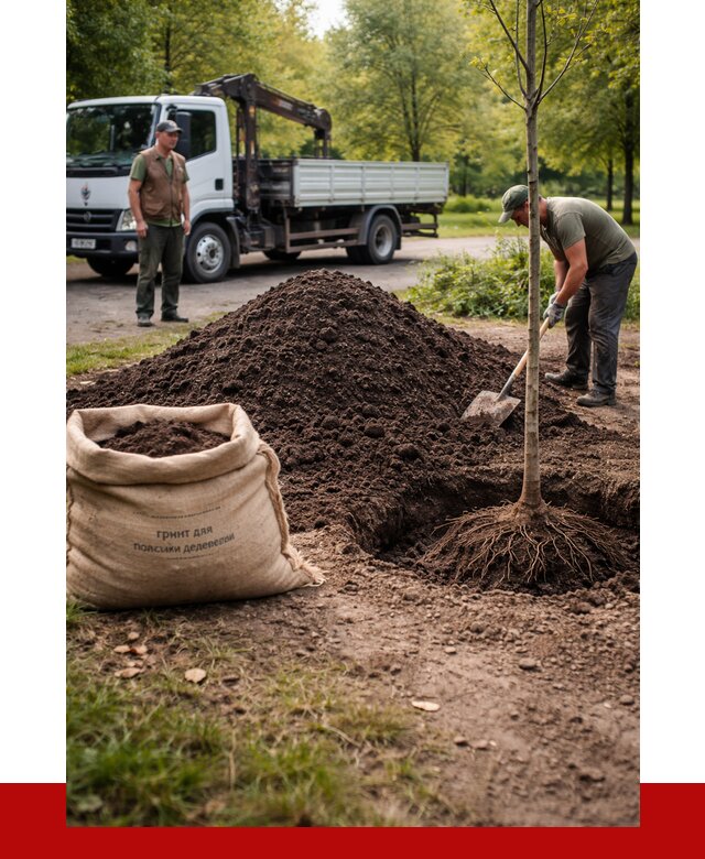 Грунт для посадки деревьев в Устях-Куте от 1236 р. | ПРОНЕРУДУтк