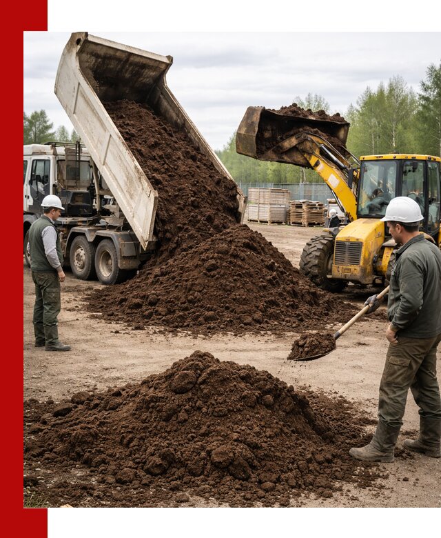 Доставка торфа оптом и в мешках в Устях-Куте