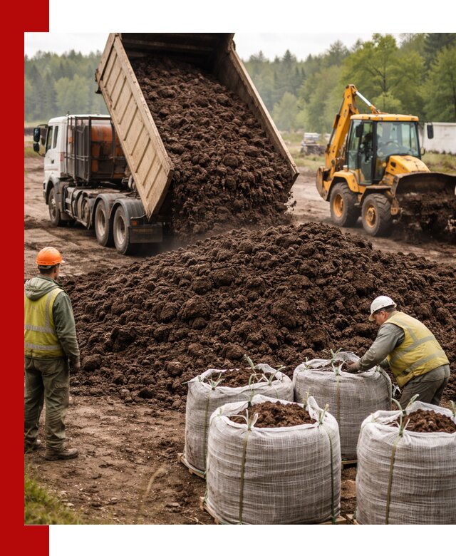 Доставка нейтрального торфа в Устях-Куте оптом и в розницу