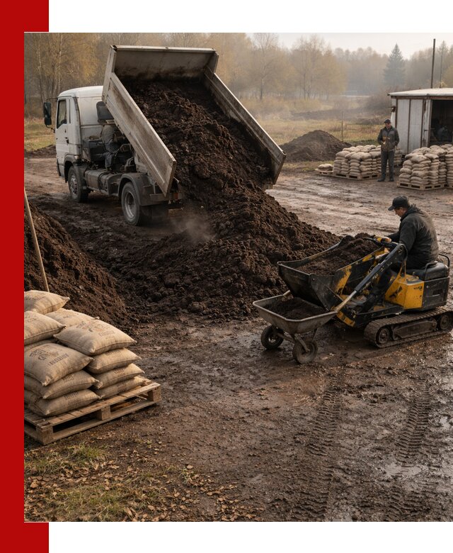 Кислый торф в доставке по выгодным ценам в Устях-Куте